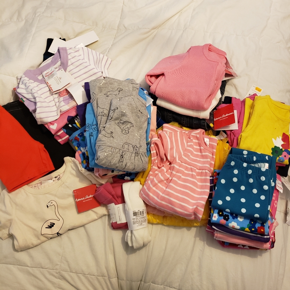 Lot of 35 size 85/90 hanna Andersson clothes